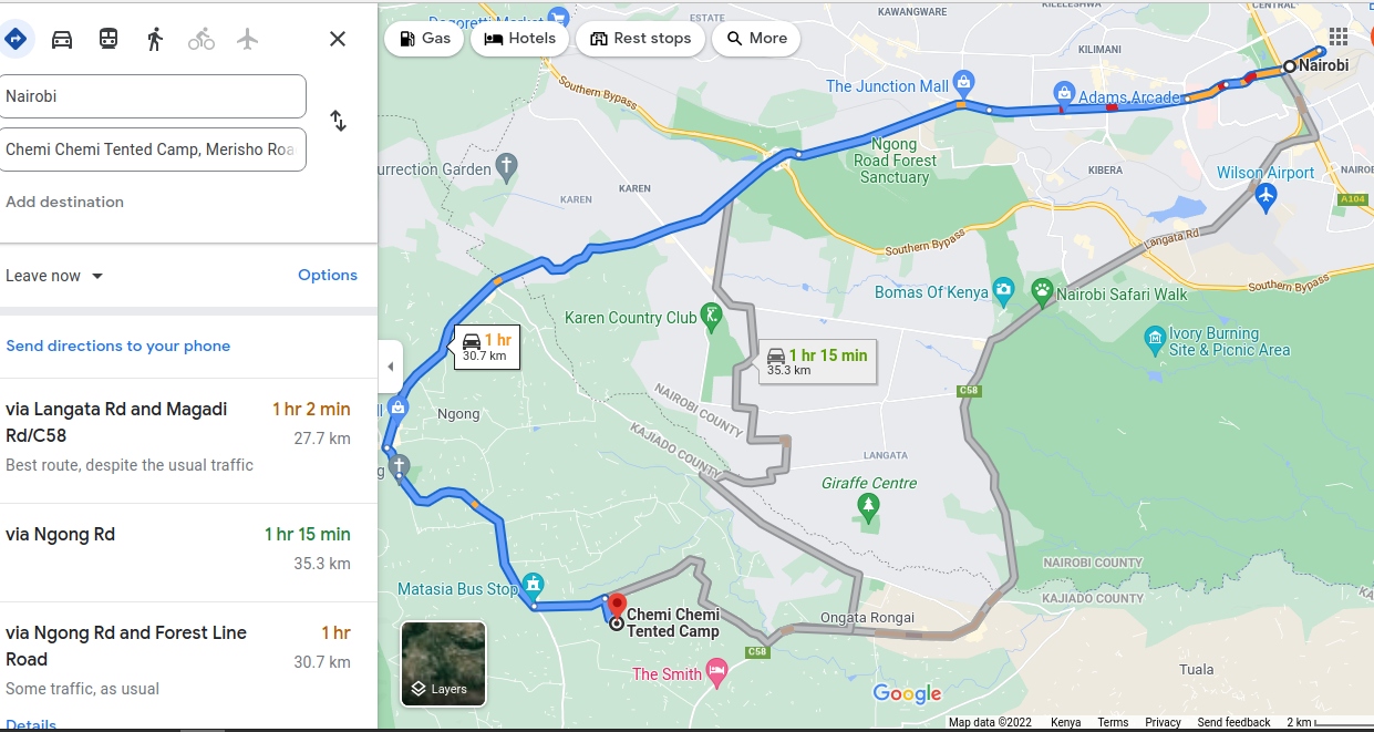 Chemi Chemi directions using a vehicle.jpg