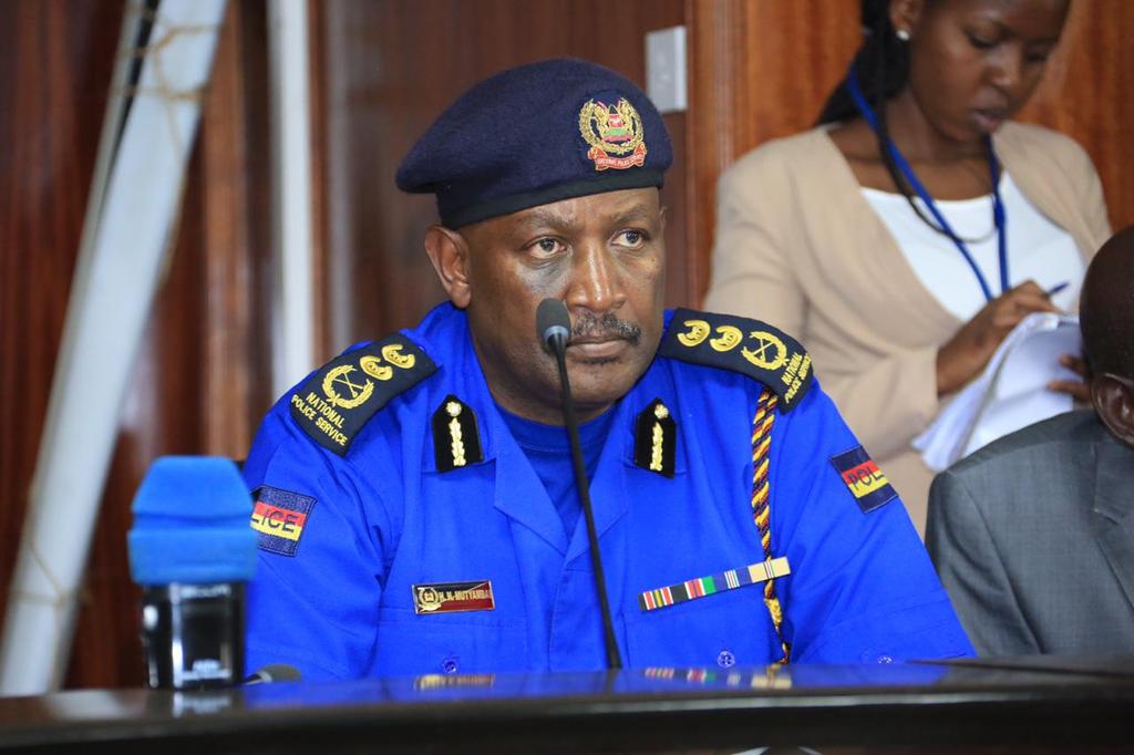 Inspector General of Police Hillary Mutyambai speaking at the special seating held by the Nati...jpg