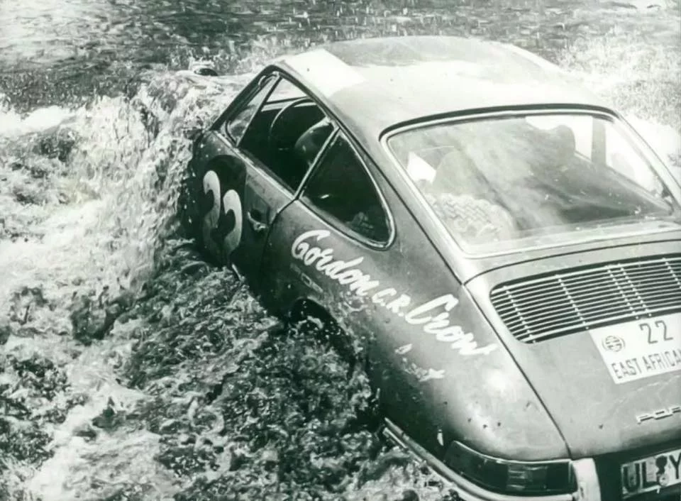 A Porsche 911 car no. 22 driven by Edgar Hermana and Gerd Elvers
