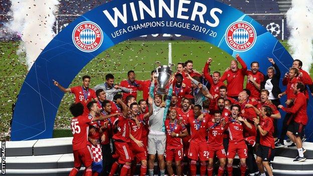Bayern Munich celebrate