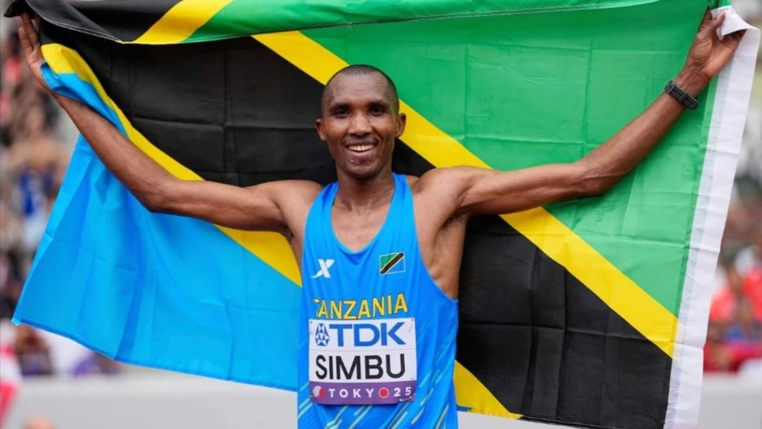 World Athletics champion Alphonce Felix Simbu