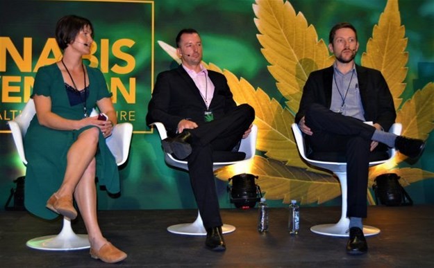 Image via  - From left to right: Hanna Shanes, Chief Compliance Officer at 365 Vertical, Nick Verster of NVJ Quality Products and Paul-Michael Keichel, a partner at Schindlers Attorneys. (©Ursula Human)